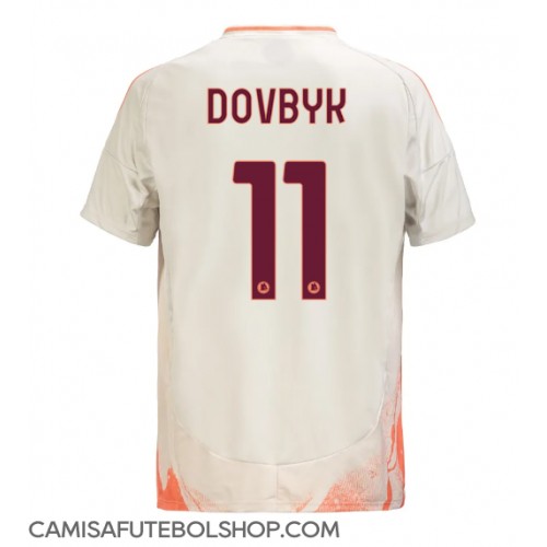 Camisa de time de futebol AS Roma Artem Dovbyk #11 Replicas 2º Equipamento 2024-25 Manga Curta